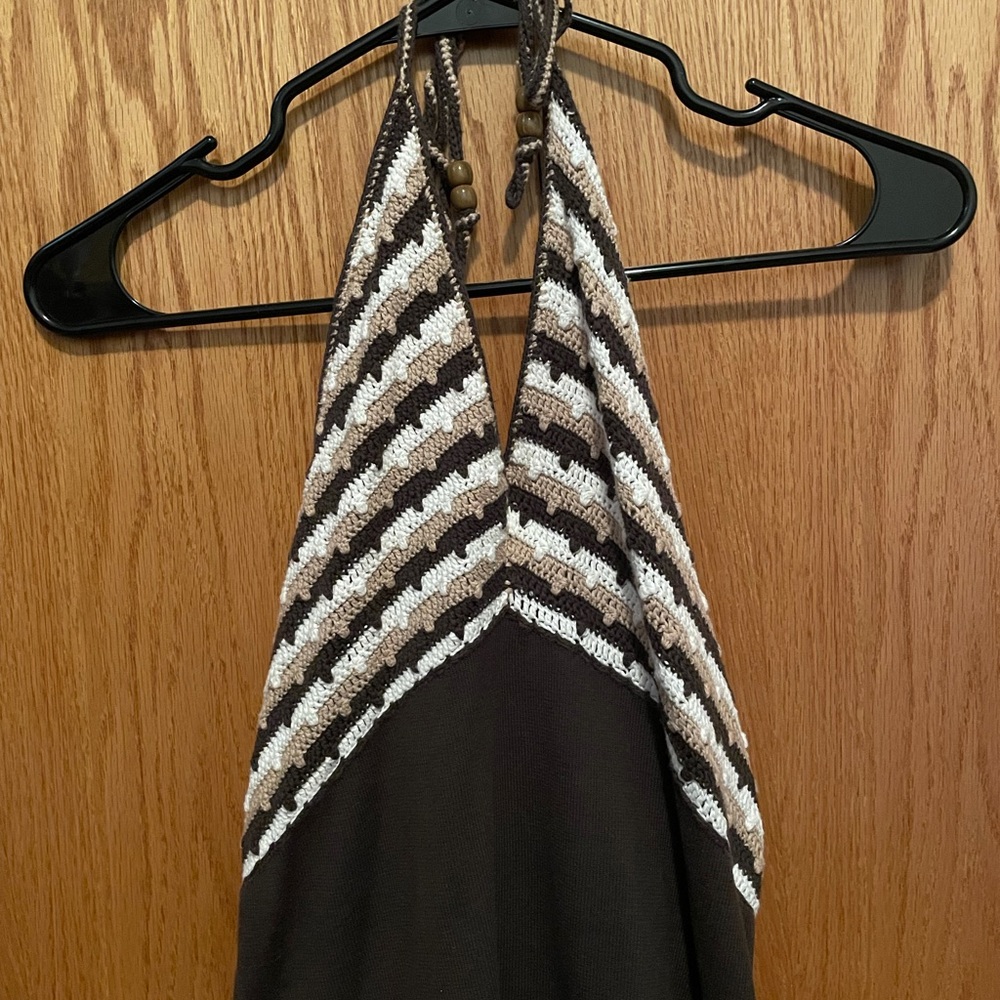 Super trendy crochet top - could fit S or M